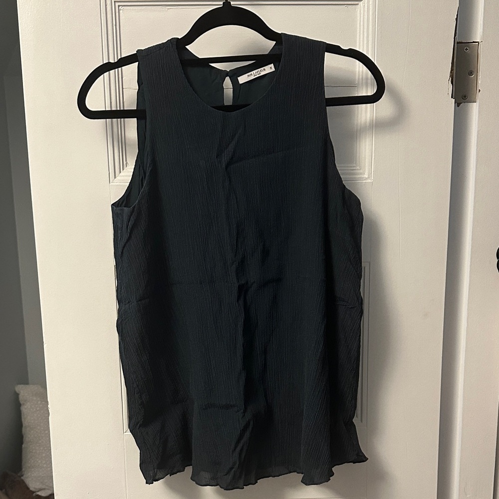 MM Lafleur Black Sleeveless Tank Top